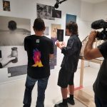 SMITH pour Arte dans la galerie de la librairie du Palais